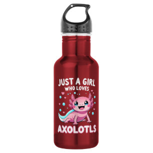 Garrafa Axolote Kawaii Apenas Uma Garota Que Ama Axolotes
