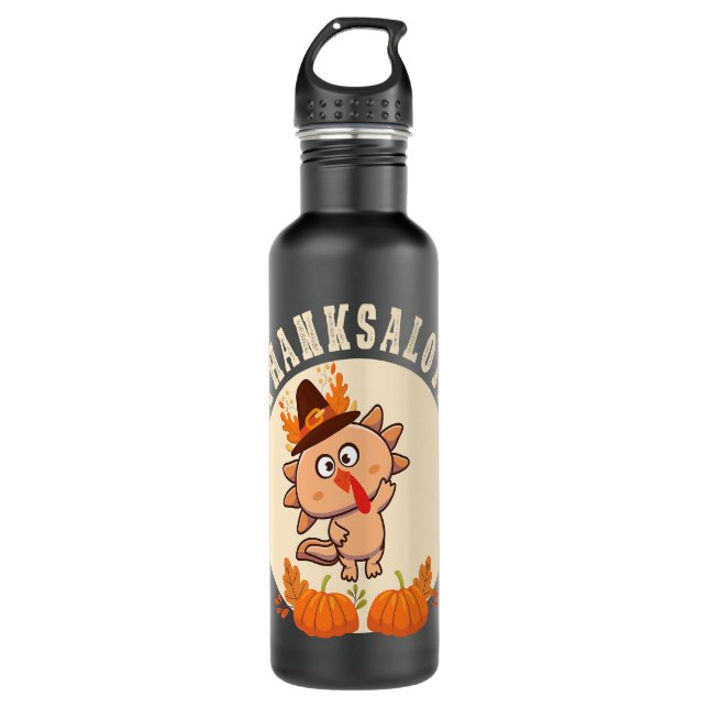 Garrafa Axolotls Cute Axolotl Amadurece graças a Axolotl (Frente)