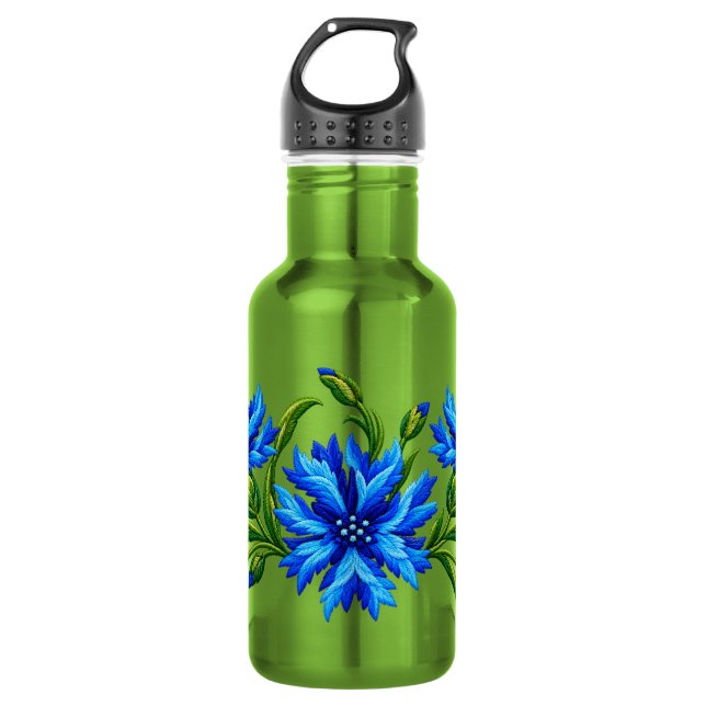 Garrafa Azul Cornflowers (Frente)