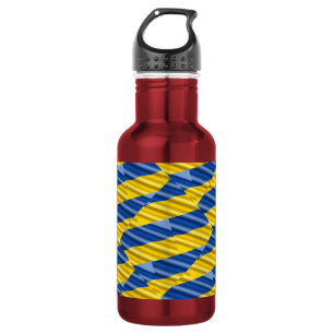 Garrafa Azul e Amarelo Ucrânia Inspirado paz anti guerra