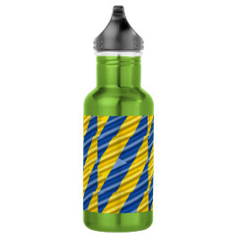 Garrafa Azul e Amarelo Ucrânia Inspirado Paz Sem Guerra