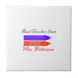 Garrafa azul vermelha que melhor professor já adic