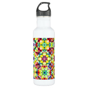 Garrafa Azulejos do Mediterrâneo, Azulejos de Tinta Álcool