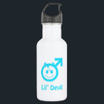 Garrafa Baby Blue Lil Devil MalCE Symbol<br><div class="desc">Baby Blue Lil Devil MalCE Symbol</div>