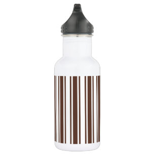 Garrafa Bandas de chocolate castanhas e doces brancos