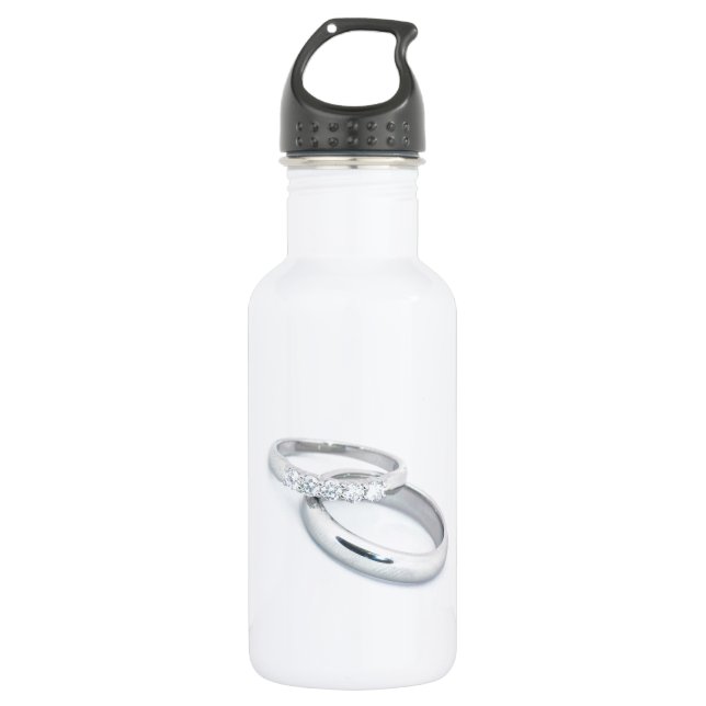 Garrafa Bandas Silver Wedding Salvar Data (Frente)