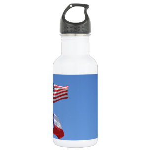 Garrafa Bandeira Americana Bandeiras Texas Estrelas Listra