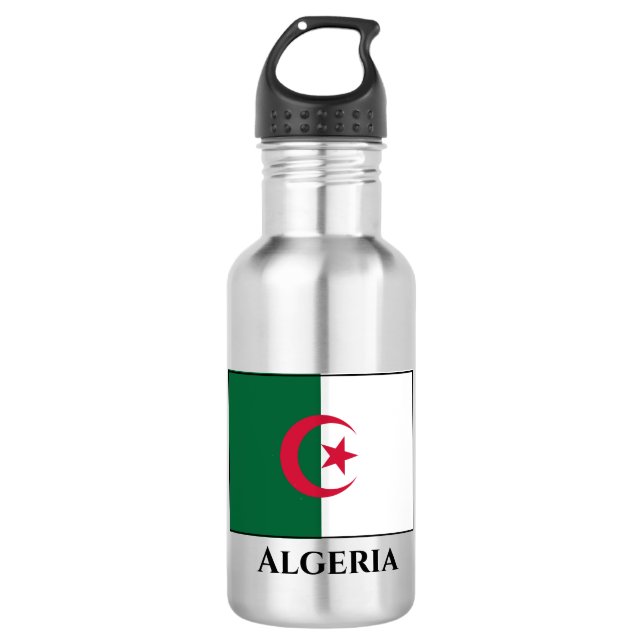 Garrafa Bandeira Argélia (Frente)