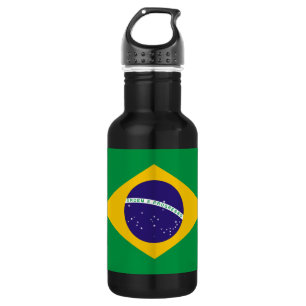 Garrafa bandeira brasileira