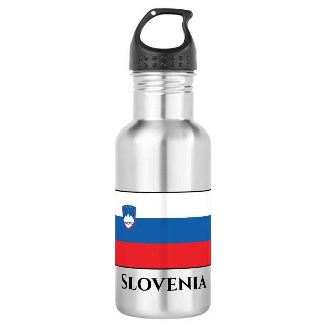 Garrafa Bandeira da Eslovênia (Frente)
