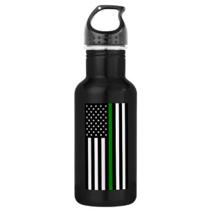 Garrafa Bandeira da Linha Verde Fina: Veteranos Militares