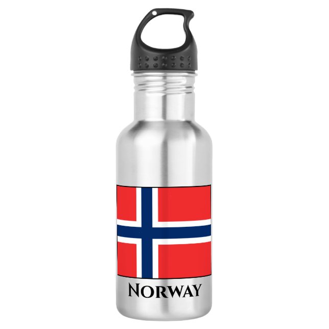 Garrafa Bandeira da Noruega (Frente)