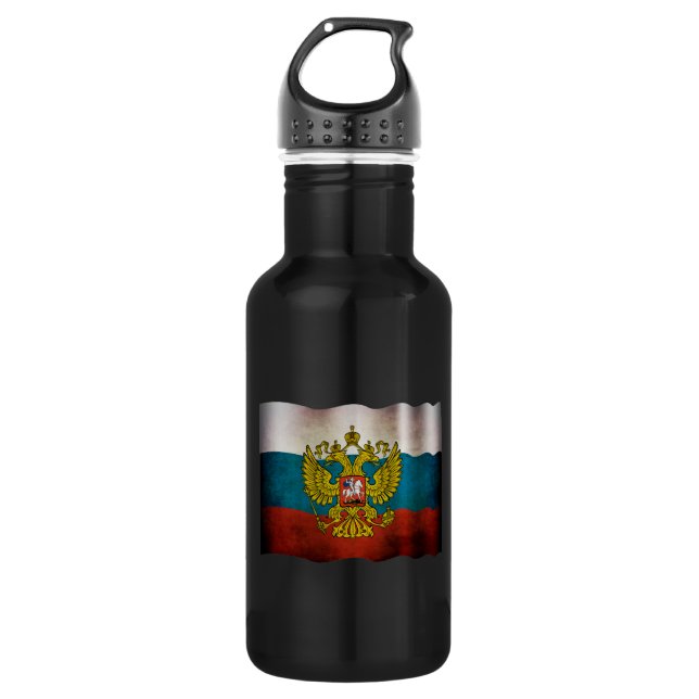 Garrafa Bandeira da Rússia acenando (Frente)