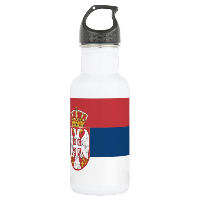 Garrafa Bandeira da Sérvia (Frente)