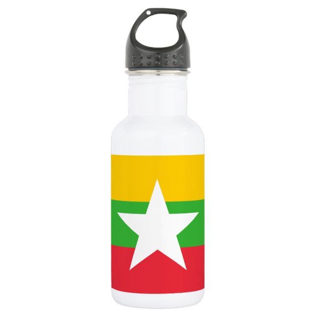 Garrafa Bandeira de Myanmar (Frente)