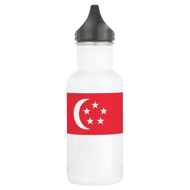 Garrafa Bandeira de Singapura (Esquerda)