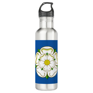 Garrafa Bandeira de Yorkshire Stainless Steel Water Bottle