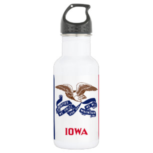 Garrafa Bandeira do Estado de Iowa