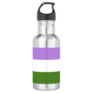 Garrafa Bandeira do Orgulho Genderqueer