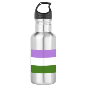 Garrafa Bandeira do Orgulho Genderqueer