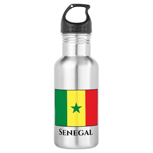 Garrafa Bandeira do Senegal (Senegal) (Frente)