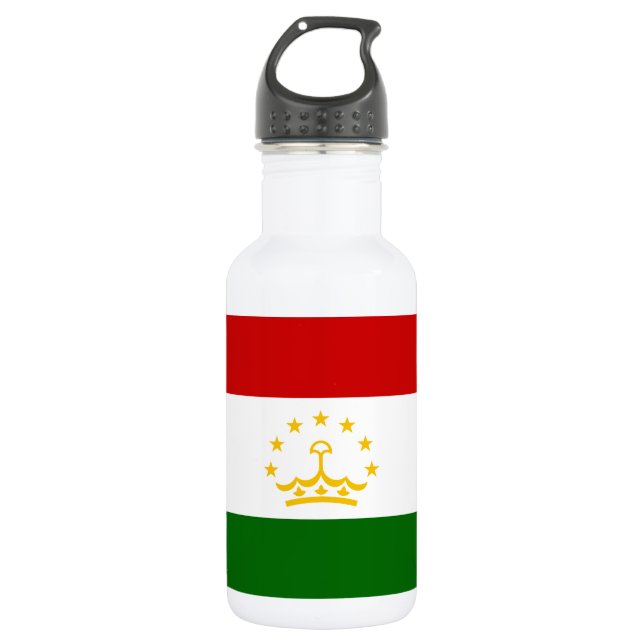Garrafa Bandeira do Tajiquistão (Frente)