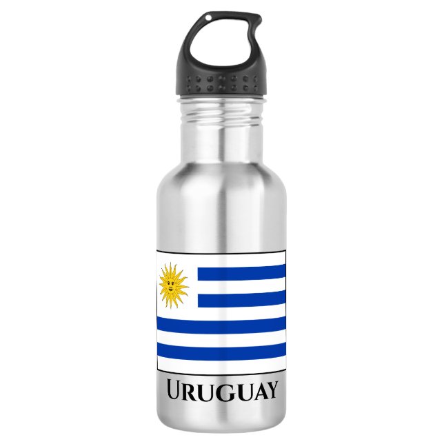 Garrafa Bandeira do Uruguai (Uruguai) (Frente)