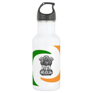 Garrafa bandeira espiral indiana