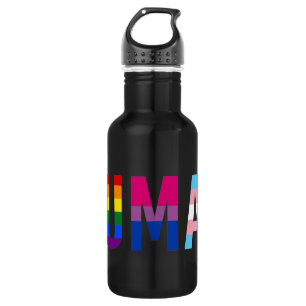 Garrafa Bandeira LGBT Humana Mês do Orgulho Gay Transgêner