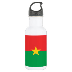 Garrafa Bandeira Patriótica Burkina Faso