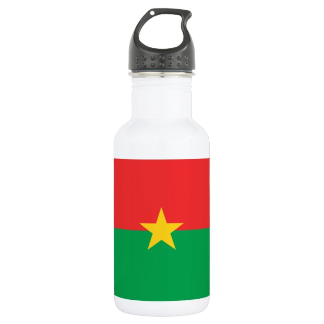 Garrafa Bandeira Patriótica de Burkina Faso (Frente)
