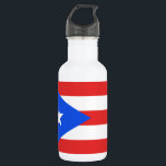 Garrafa Bandeira Porto Rico<br><div class="desc">Bandeira da Casa de Porto Rico de azul, vermelho e branco com uma estrela branca grande. As bandeiras de Porto Rico representam e simbolizam a ilha e as pessoas de Porto Rico. As bandeiras mais comumente usadas de Porto Rico são a atual bandeira, que representa as pessoas da Commonwealth de...</div>