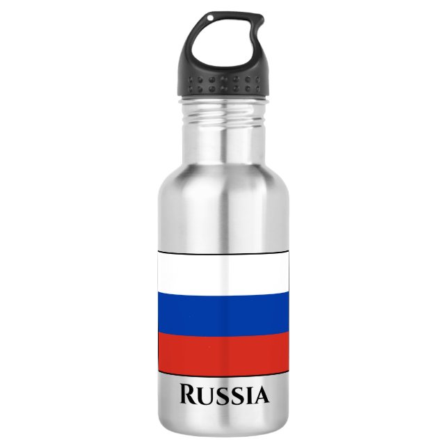 Garrafa Bandeira Rússia (Rússia) (Frente)