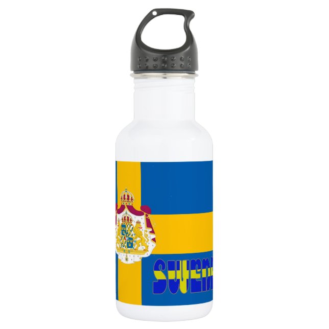 Garrafa Bandeira sueco (Frente)