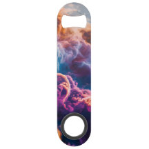 Arte de Nebulosa Espacial Abstrata - Abridor de Ga