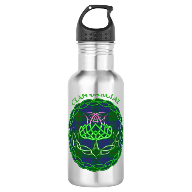 Garrafa Barclay Scottish Tartan Celtic Thistle (Frente)