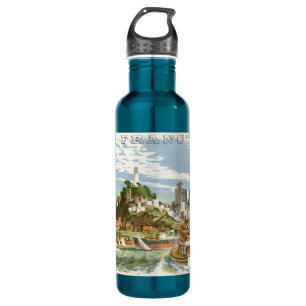 Garrafa Barco Ferry viagens vintage de San Francisco Bay