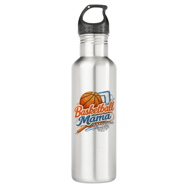 Garrafa Basketball Mama Stainless Steel Water Bottle (Frente)