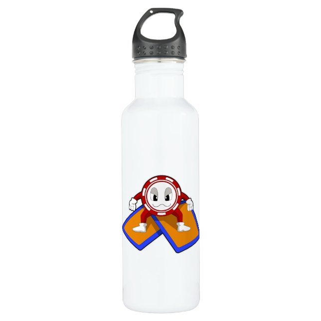 Garrafa Batatas de pôquer com cartões Poker (Frente)