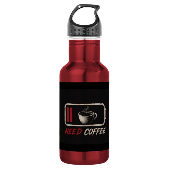 Garrafa Bateria Baixa Preciso Café – (Frente)