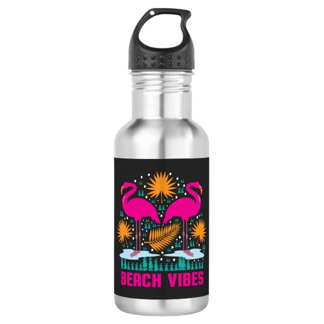 Garrafa Beach Vibes Pink Flamingos-19501 (Frente)