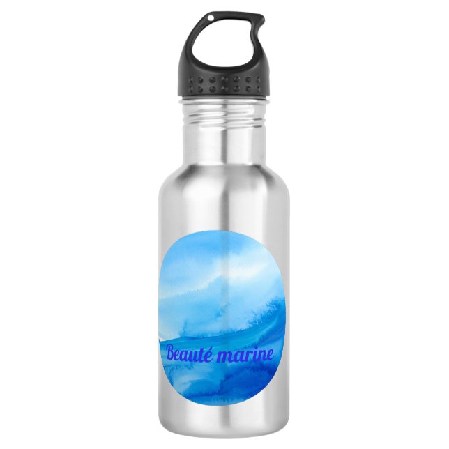 Garrafa Beauté marine vague (Frente)