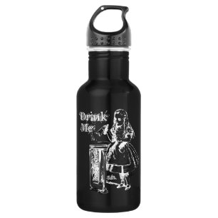 Garrafa Beba-me Alice na ilustração do vintage do país 