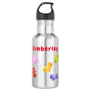 Garrafa Bebês bonitos de geleia doce desenho animado