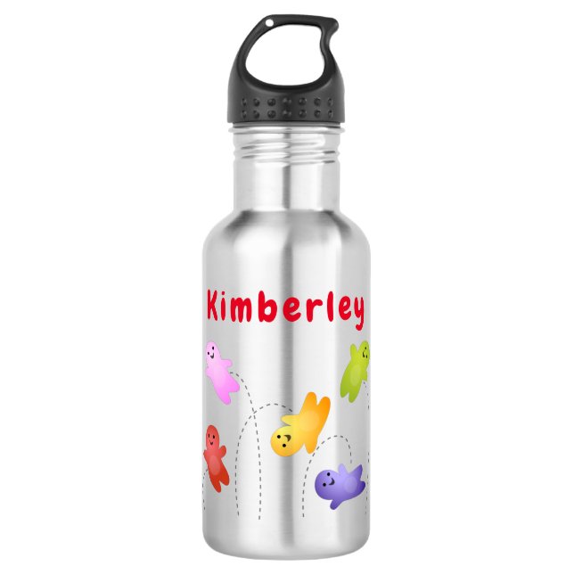 Garrafa Bebês bonitos de geleia doce desenho animado (Frente)