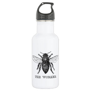 Garrafa Bee Worker Honey Black Bumblebee