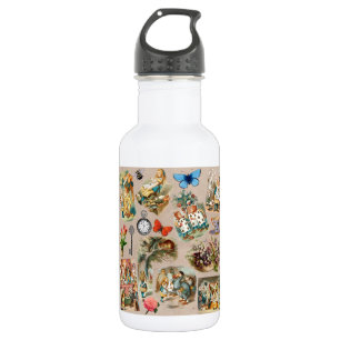 Garrafa Berçário Alice Colorido Clássico Wonderland Século