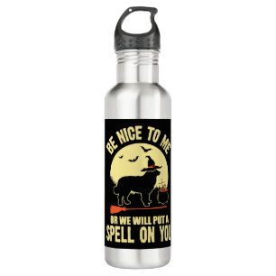 Garrafa Bernese Mountain Dog Spell em você Halloween Costu