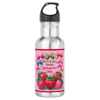 Garrafa Berry and Bow Sweet Jardim de Infância Chic