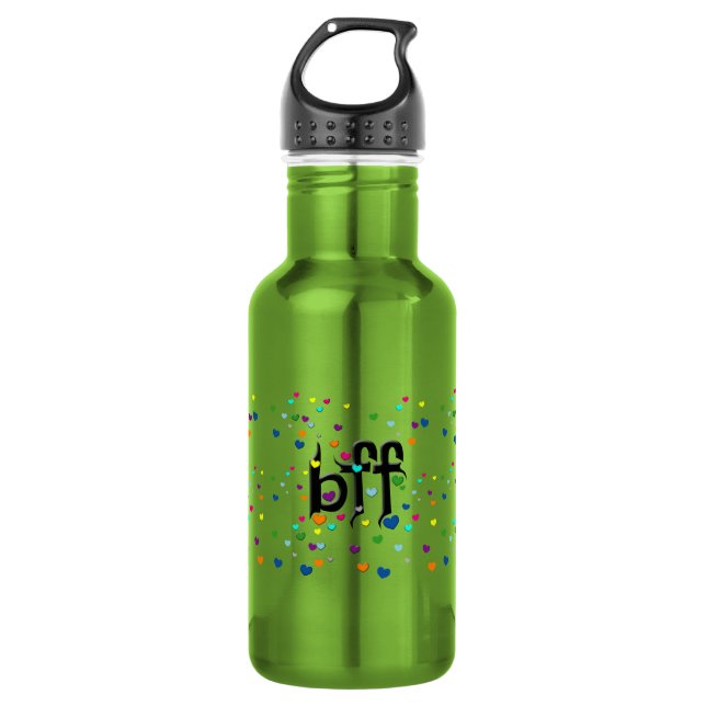 Garrafa bff ~ corações (Frente)